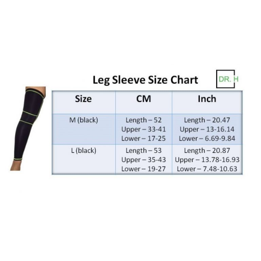 Dr. H Leg Compression Sleeve - DR H - Your premiere provider of Sport ...