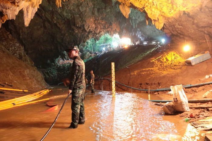Thai soccer team gets trapped inside a cave!